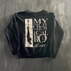 vintage MCR Hanging Man Graphic Sweatshirt men M Black 2000s y2k